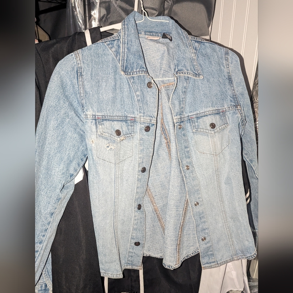 Light Wash Denim Jacket - Classic Women's Jean Jacket